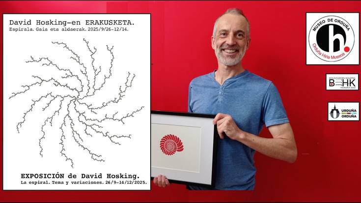 David Hoskingen erakusketaren inaugurazioa