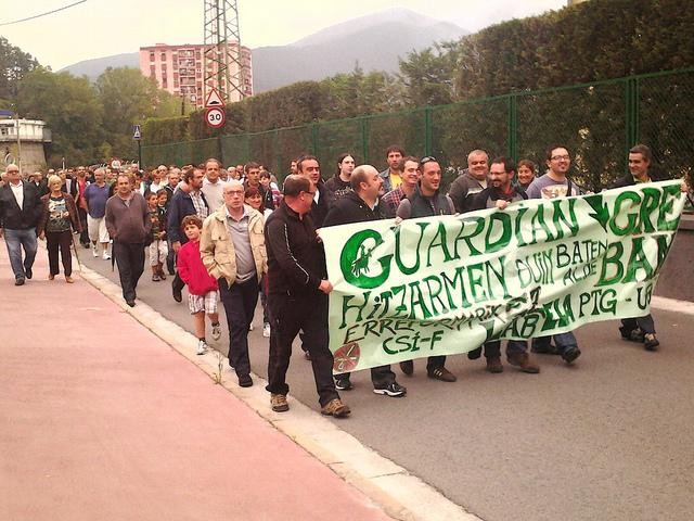 Guardianeko langileek jai herrikoia antolatu dute