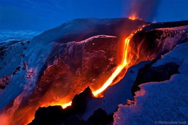 Islandiako azken erupzioak