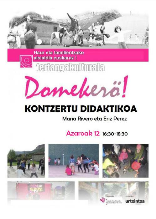 Kontzertu didaktikoa: Maria Rivero eta Eriz Perez