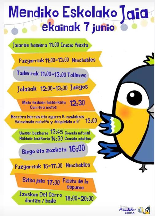 Mendiko Eskolako jaia