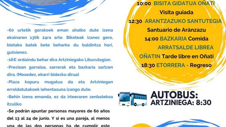 Oñatiko txangoan izena emateko azken eguna