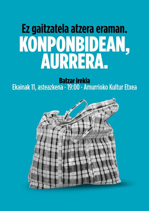 Batzar irekia: 'Ez gaitzatela atzera eraman. Konponbidean, aurrera'