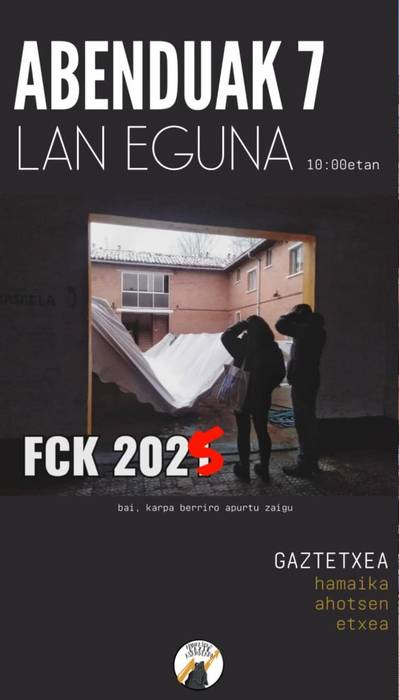 Lan eguna Amurrioko Gaztetxean