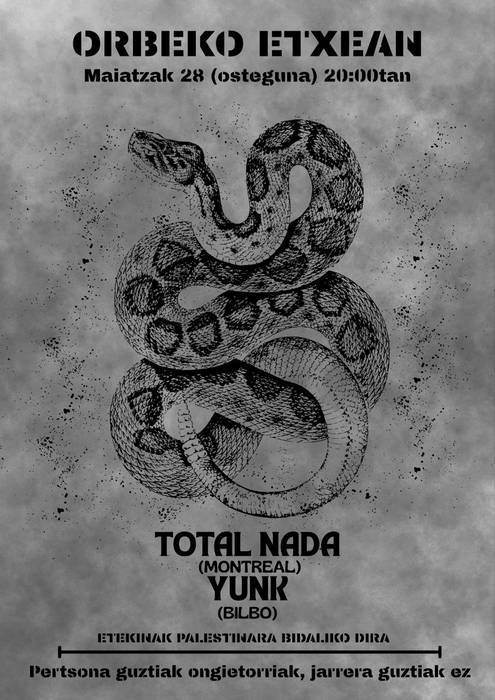 Total Nada eta Yunk taldeen kontzertuak