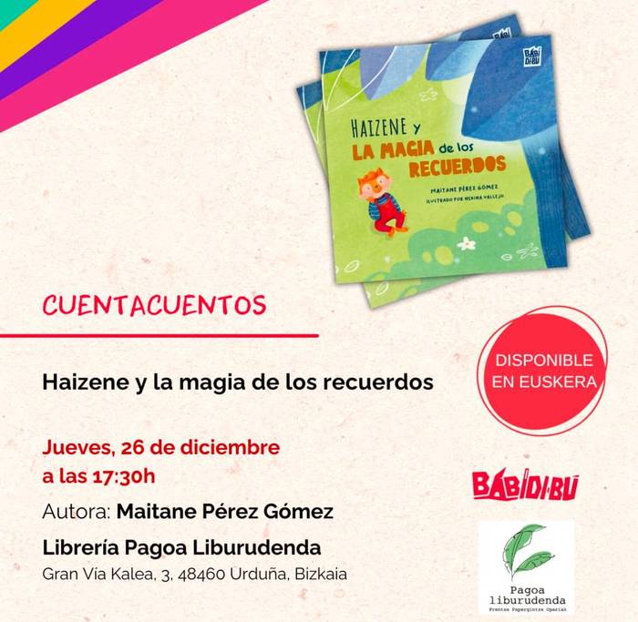 Maitane Perez Gomezen ipuinaren aurkezpena