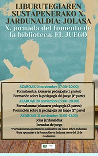 Hastear dago Liburutegia Sustatzeko Jardunaldien 10. edizioa