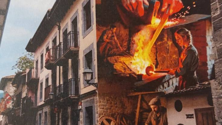 Artziniegako II. Mural Lehiaketak badu irabazlea: Cherra Ortegaren 'La Fragua' horma irudia
