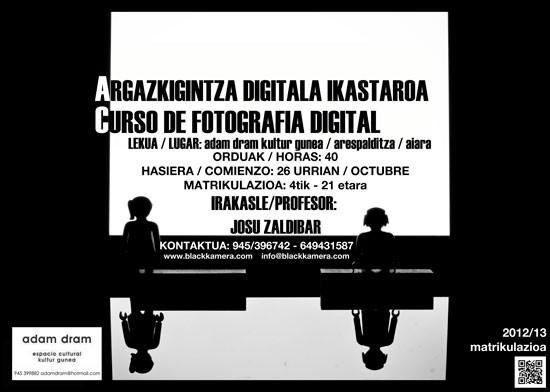 Argazkigintza digitaleko ikastaroa egiteko matrikulazio epea zabalik 
