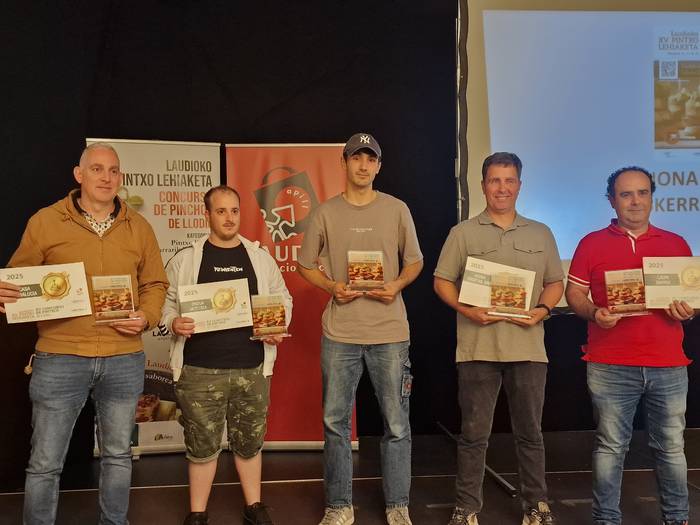 Laudioko XV. Pintxo Lehiaketako Sari banaketa