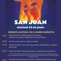 San Joan jaia Bañueta auzoan