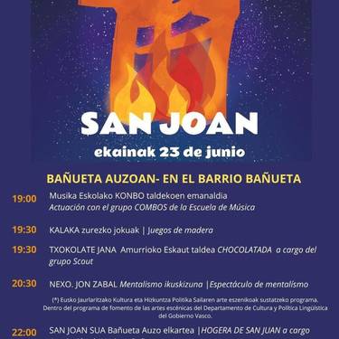 San Joan jaia Bañueta auzoan