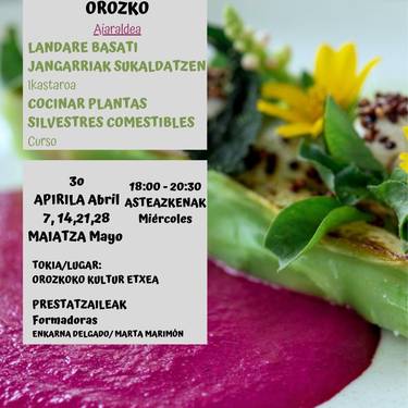 Landare basati jangarriak kozinatzeko ikastaroa