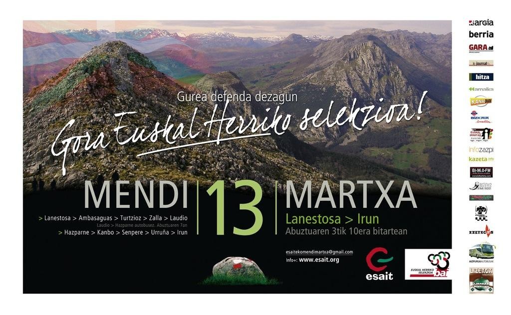 ESAITek antolatutako Mendi Martxak Aiaraldea bisitatuko du