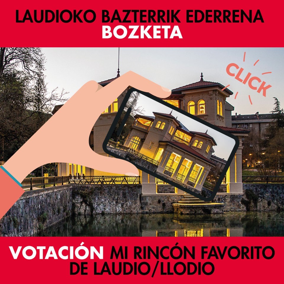 Laudioko “Bazterrik ederrena” aukeratzeko bozketa berriro hasiko da akats informatiko bat dela-eta