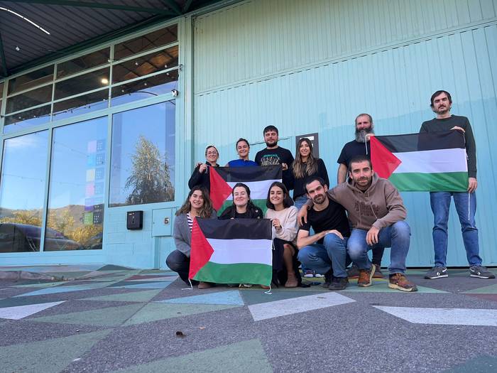 Aiaraldea Kooperatiba Elkarteak bat egin du Palestinaren aldeko lanuzte orokorrarekin