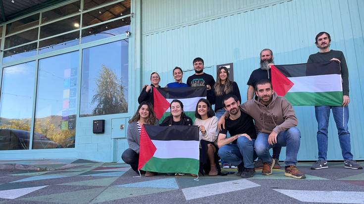 Aiaraldea Kooperatiba Elkarteak bat egin du Palestinaren aldeko lanuzte orokorrarekin