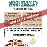Energia komunitatea Arakaldon: Bigarren herri-bilera
