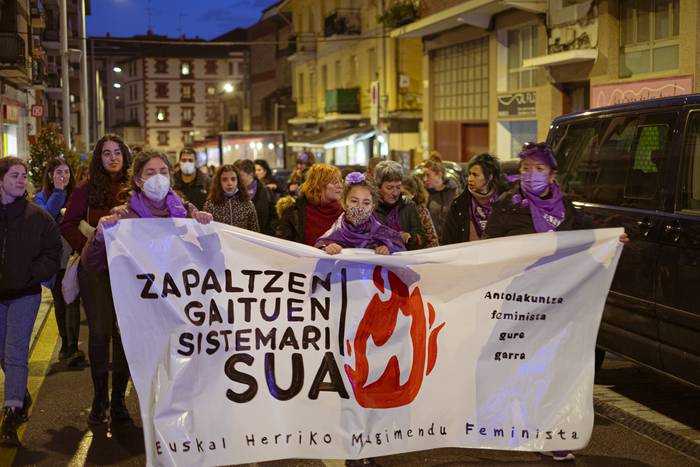 "Zurikeria morea" salatu du Otsemeak talde feministak, ekimen baten bidez