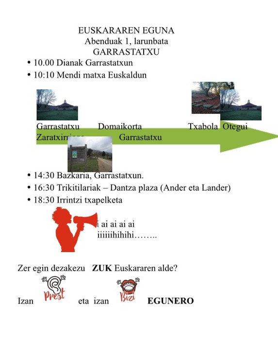Abenduaren 1ean, egun osoko egitaraua prestatu dute Baranbion