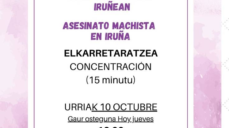 Erailketa matxista salatzeko elkarretaratzea