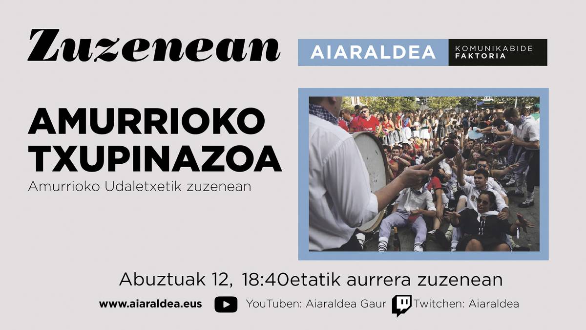 Amurrioko jaien hasiera, hemen ikusgai