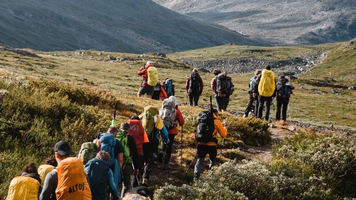 Norvegian barrena ibili dira Mendiko Lagunak