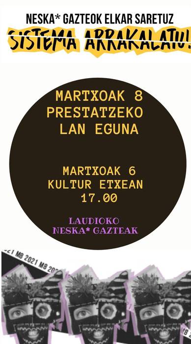 Martxoaren 8a prestatzeko lan eguna