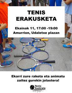 Tenis erakusketa