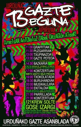 Gazte egun arrakastatsua atzokoa