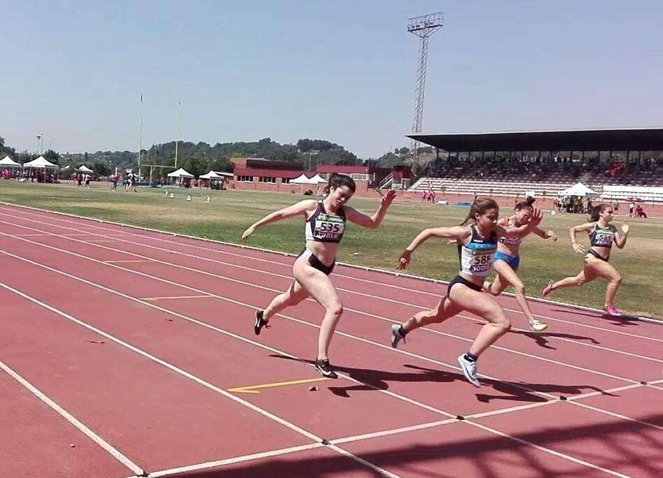 Naiane Bravo Llamosas atleta, 100 metrotan Espainiako txapeldun