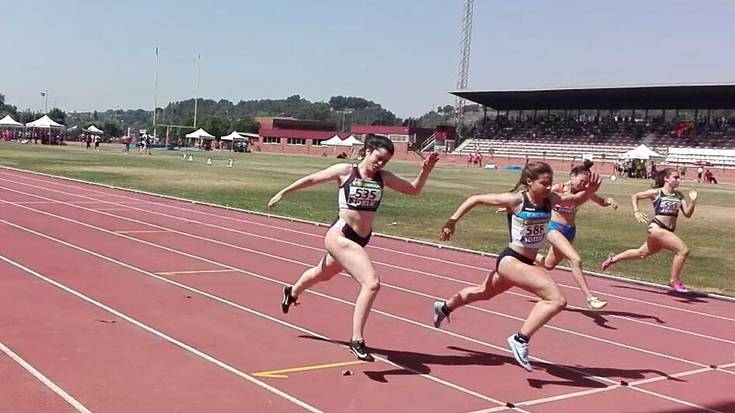 Naiane Bravo Llamosas atleta, 100 metrotan Espainiako txapeldun