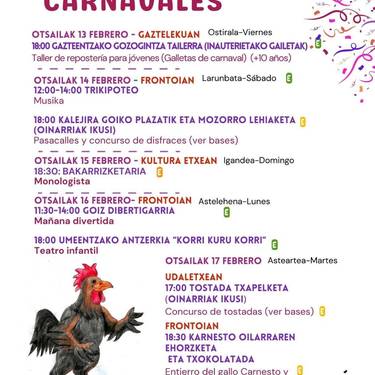 Inauterietako astelehena Artziniegan