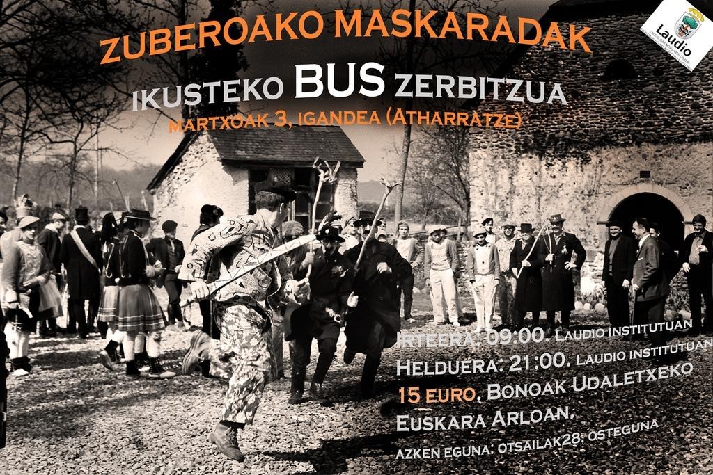 Zuberoako maskaradetara joateko autobusa antolatu du Udalak