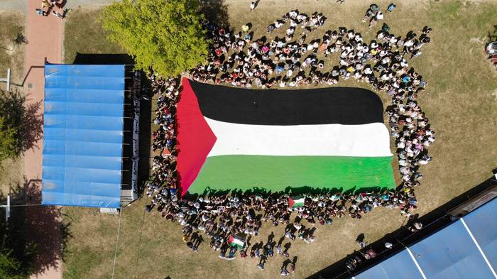 Amurrioko jaietan ere Palestina presente