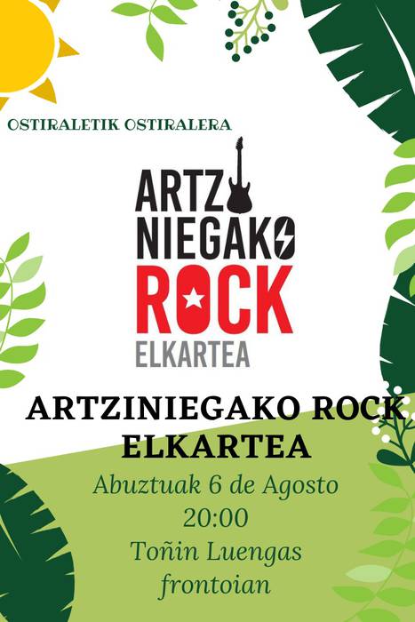 Artziniega Rock Elkartearen emanaldia