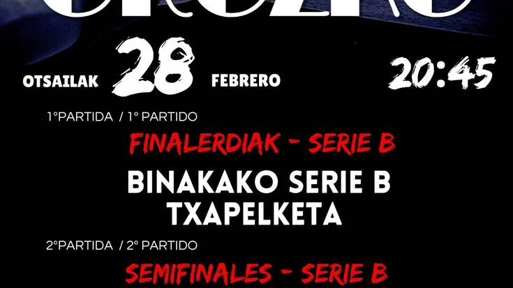 Eskupilota serie B finalerdiak