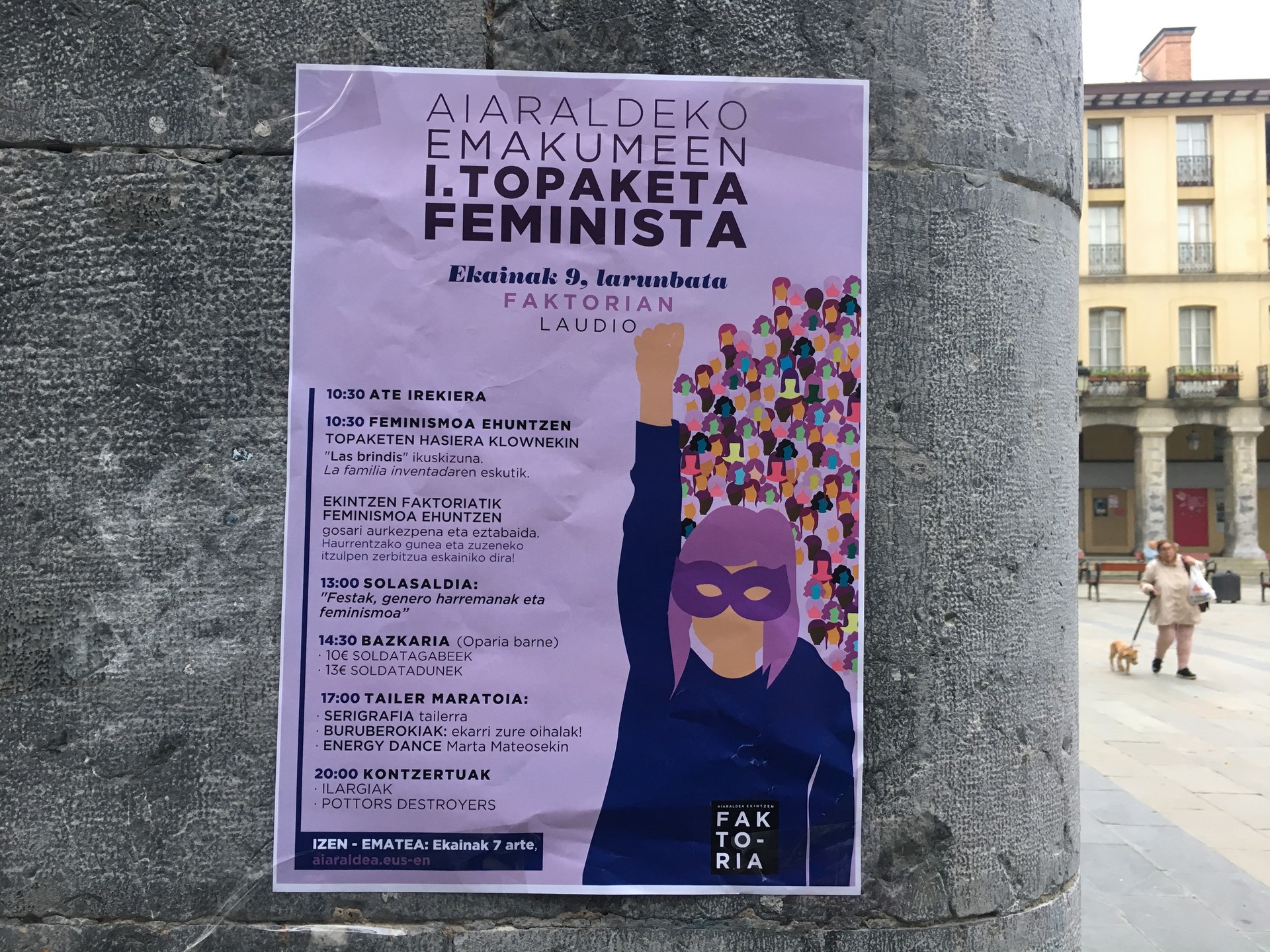 Ekainaren 9an egingo dute Aiaraldeko emakumeen I. Topaketa Feminista