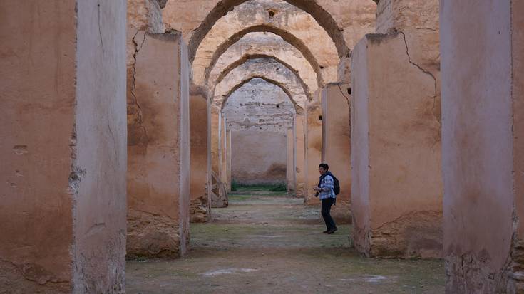 Bidaia Marokon (4) Meknes, geldialdi lasterra