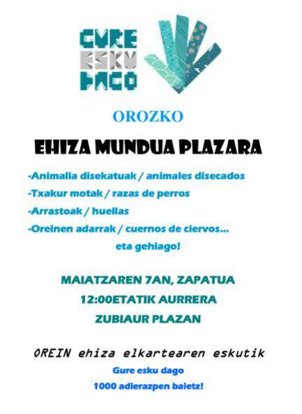 Gure Esku Dago: Ehiza plazara