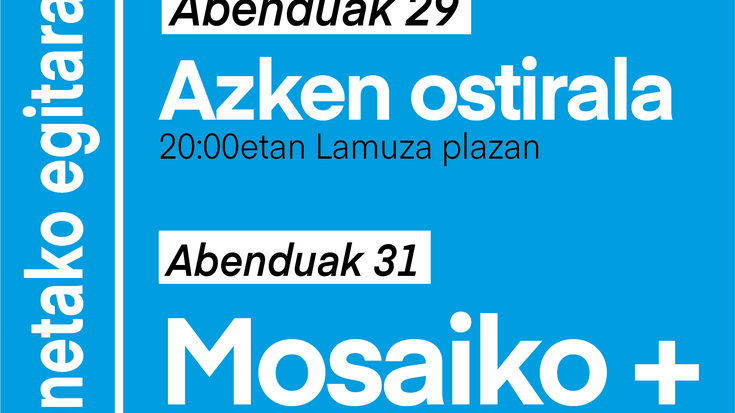 Konponbiderako Giltzak: Mosaikoa eta Brindisa