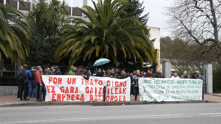 Mobilizazioak amaituta, epaitegian jarraituko du Tubacexetik 60 egunez kaleratutako langilearen auziak