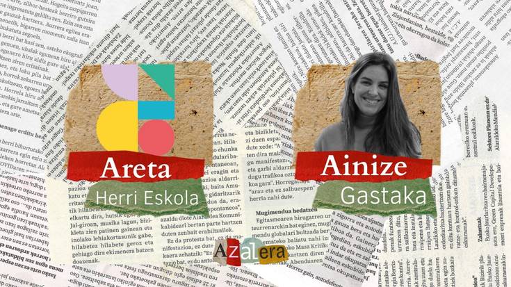 Aretako Herri Eskolaren mendeurrena eta Laudioko aktualitate instituzionala, azalera
