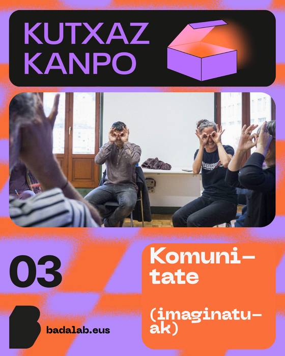 'Kutxaz kanpo: komunitateak' hitzaldi-jolas saioa