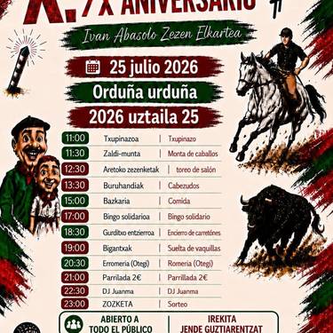 Ivan Abasolo Zezen Elkartearen X. urteurrena