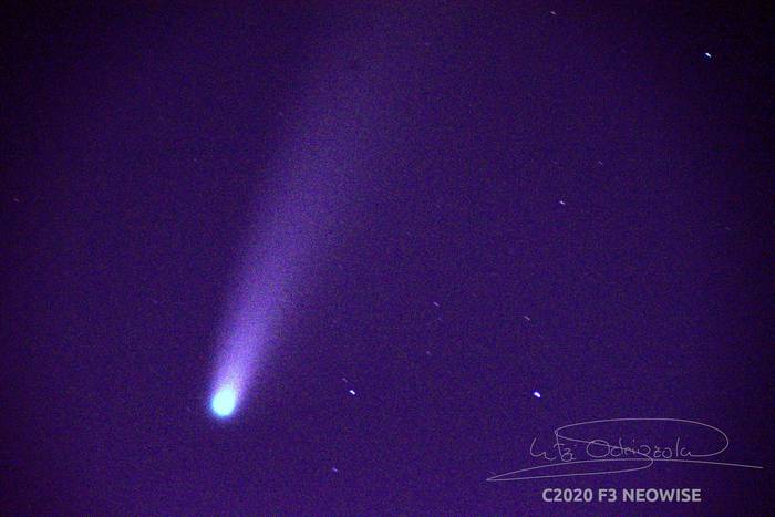 C/2020 F3 Neowise Arraño inguruan
