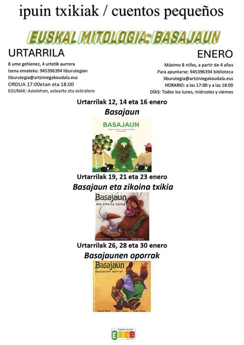 Ipuin txikiak: "Basajaun eta zikoina txikia"