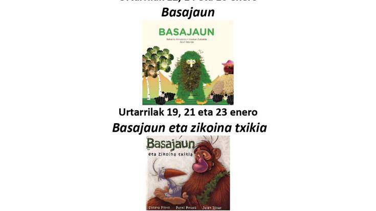 Ipuin txikiak: "Basajaun eta zikoina txikia"