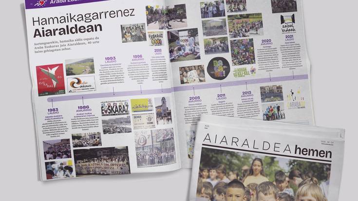 Araba Euskaraz eta Txakolin Eguna protagonista Aiaraldea Hemen hamaboskarian