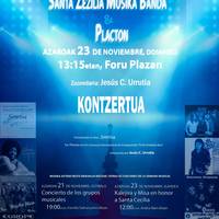Santa Zezilia musika banda & Placton